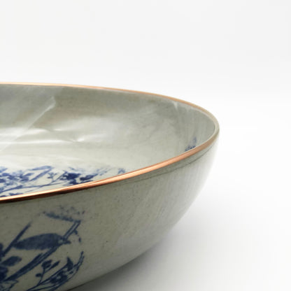 Blue Florals Serving Bowl