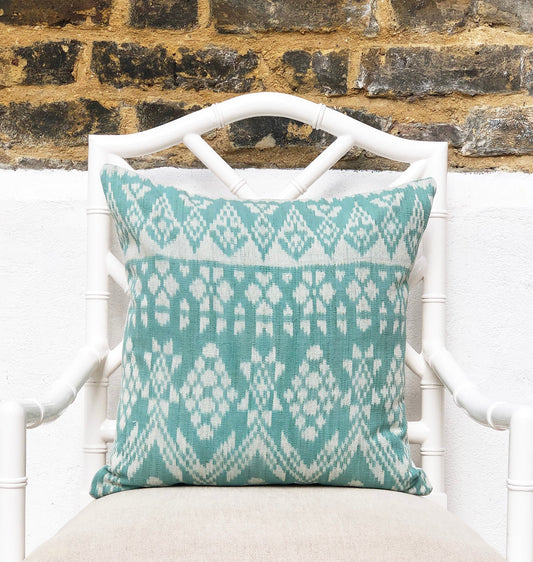 Ikat Cushion Cover - Rote Cerulean